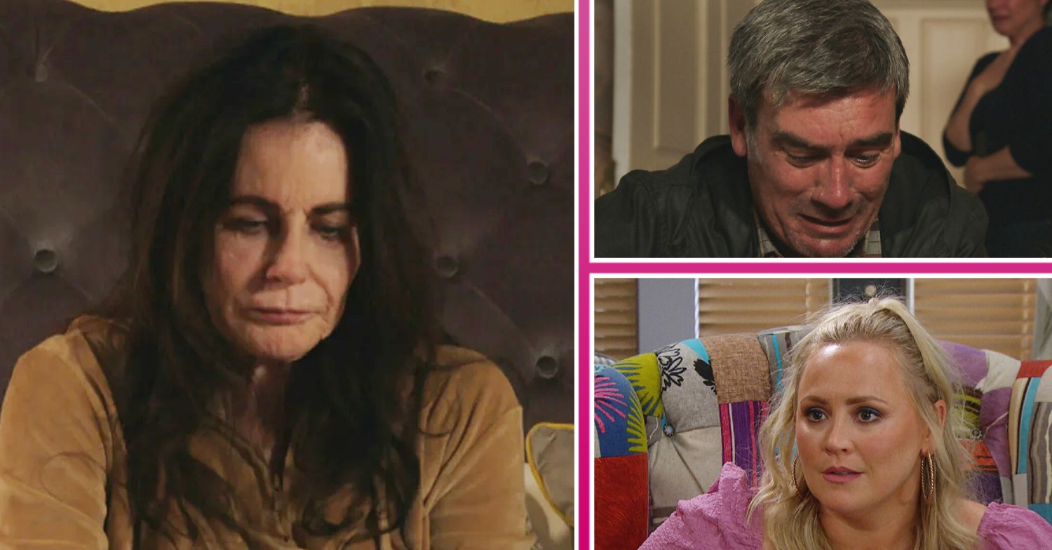 Emmerdale Faith upset, Cain crying and Tracy confused