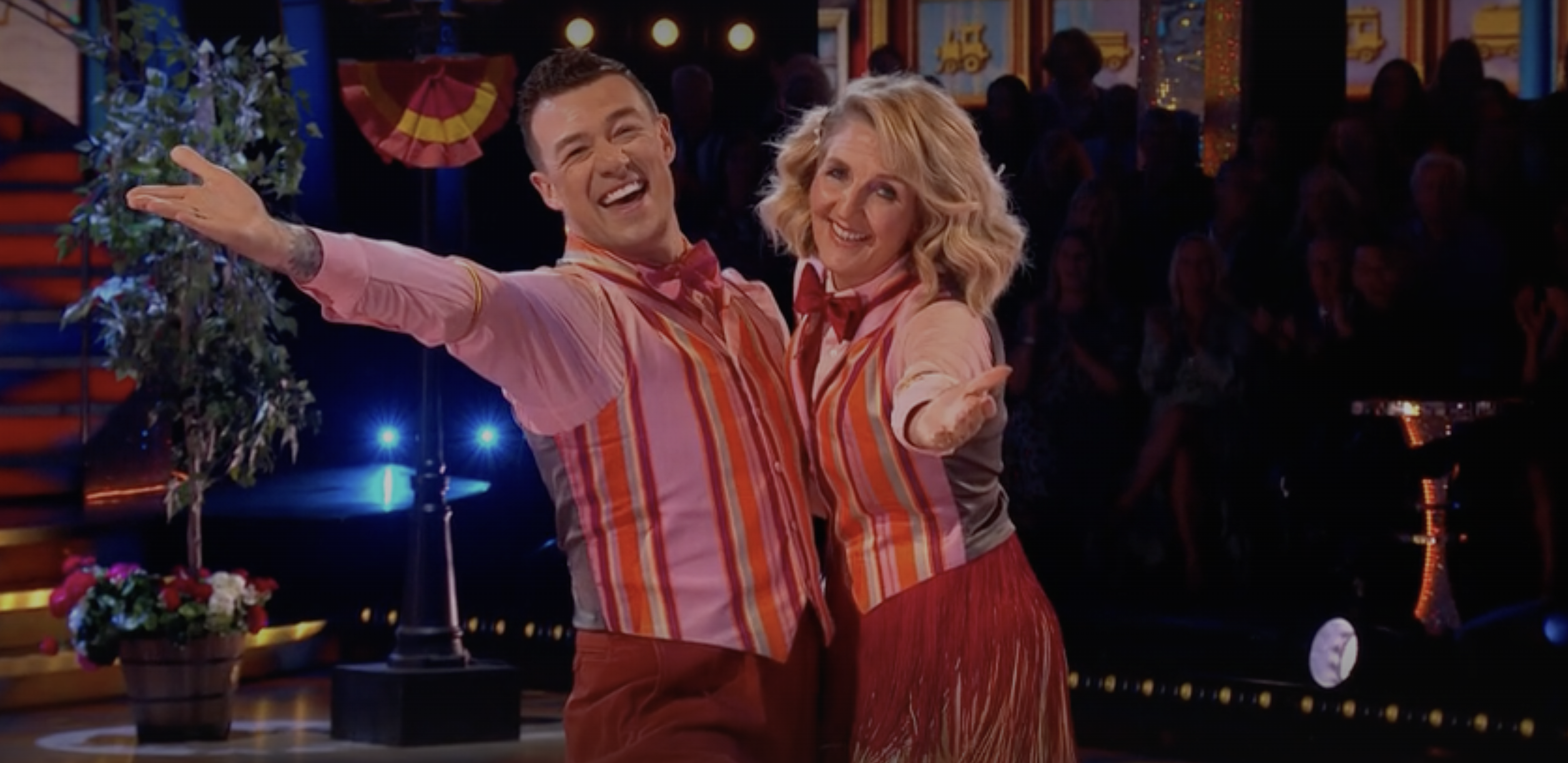 Kaye and Kai dancing in the Strictly dance off