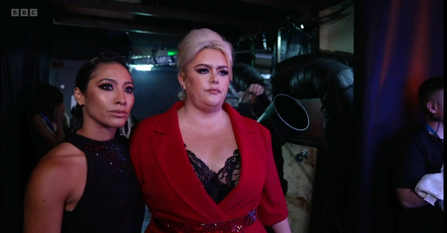 Jayde Adams with Strictly dance partner Karen