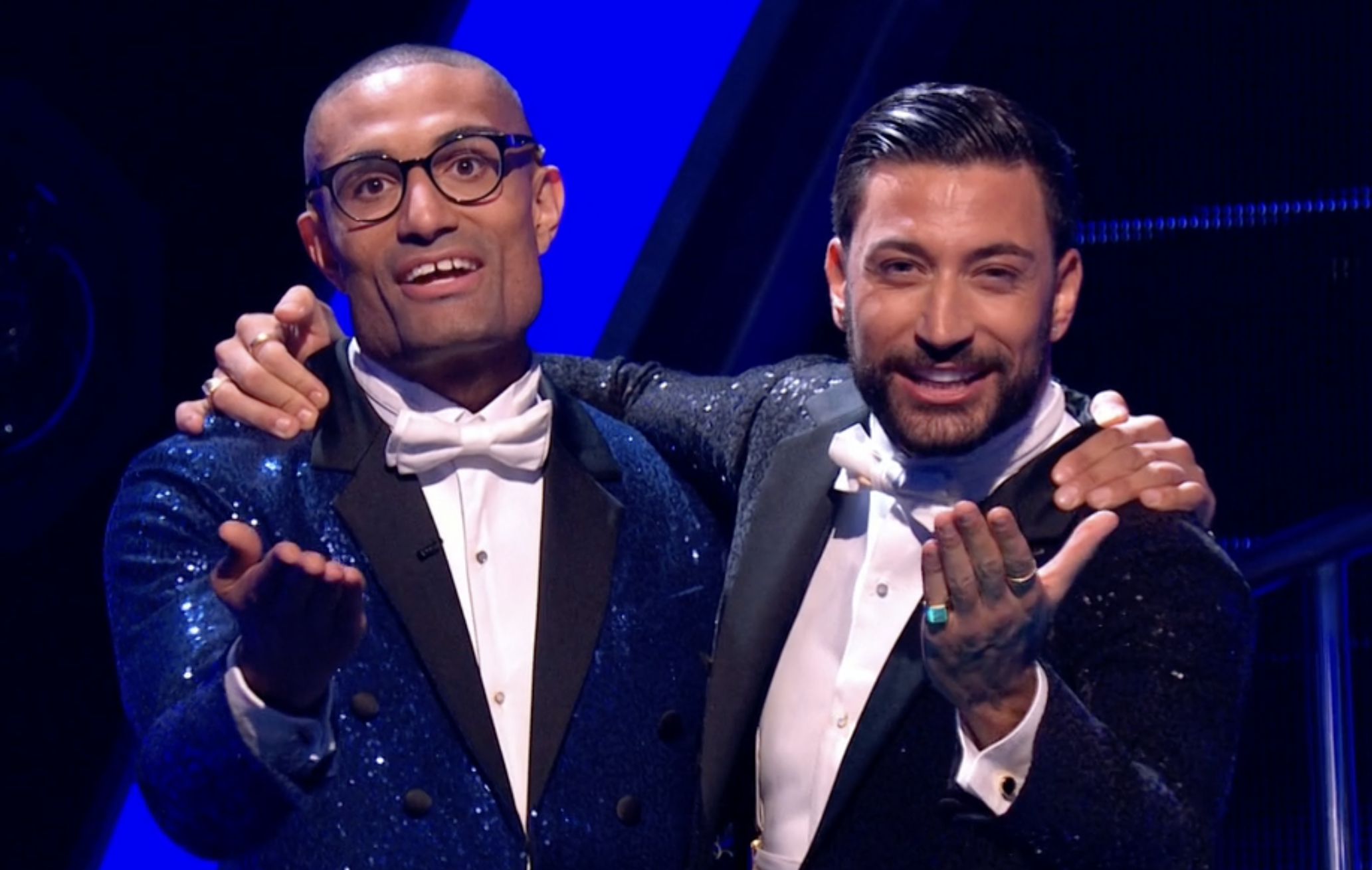 Richie Anderson and Giovanni Pernice on Strictly Come Dancing