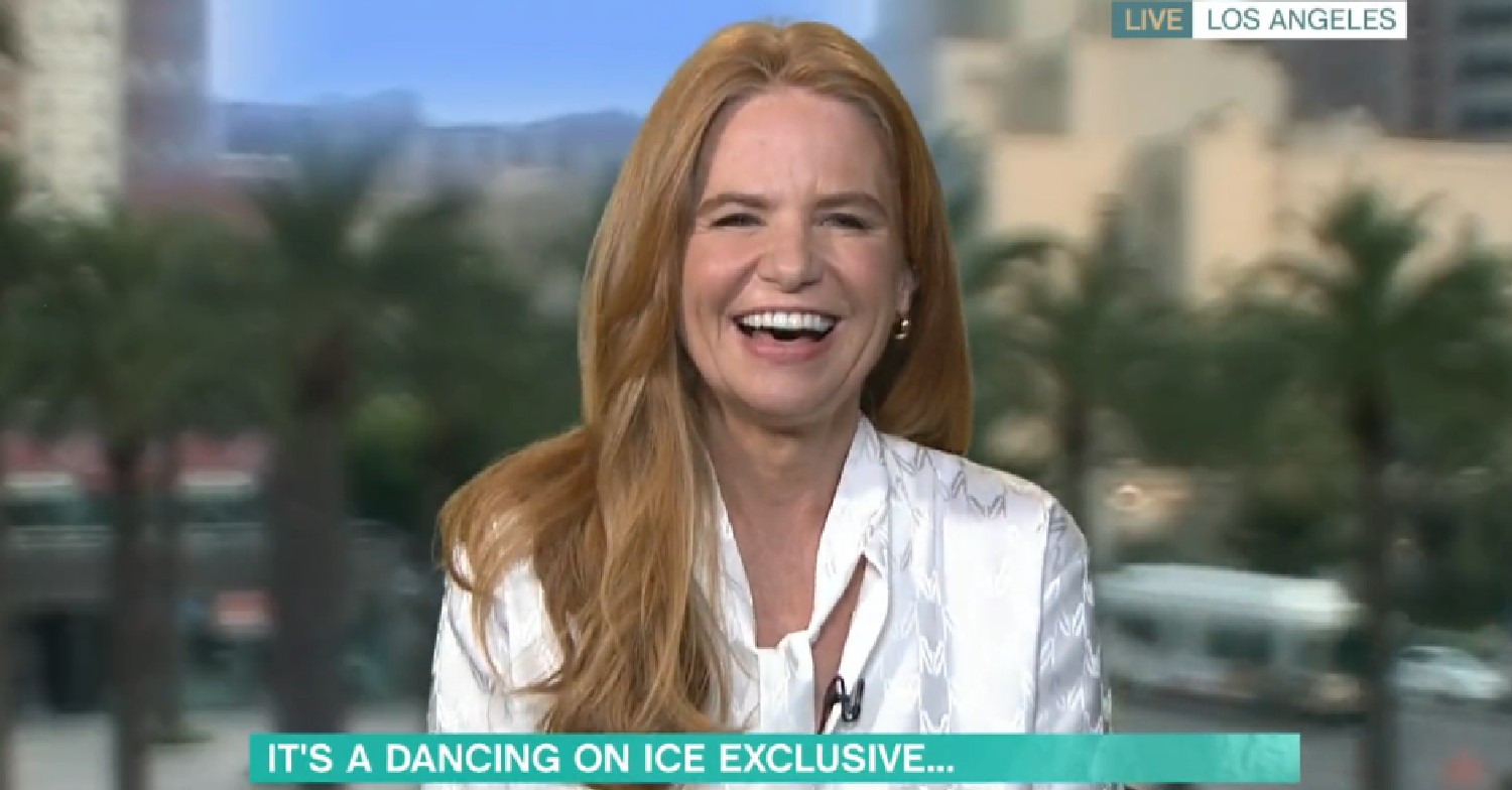 Patsy Palmer smiling on This Morning 