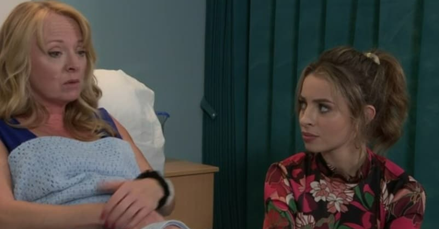 Coronation Street Jenny and Daisy in hospital