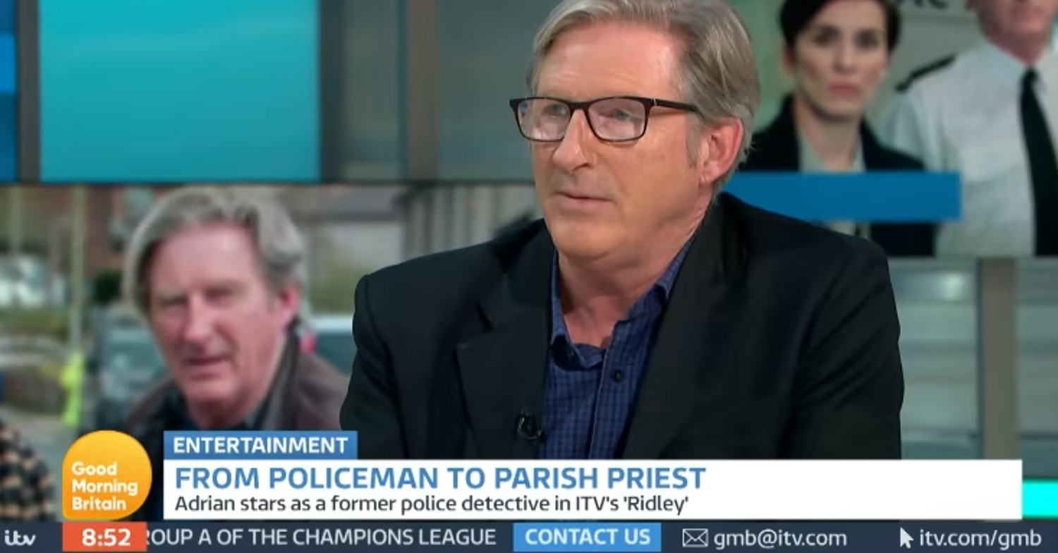 Adrian Dunbar on GMB today