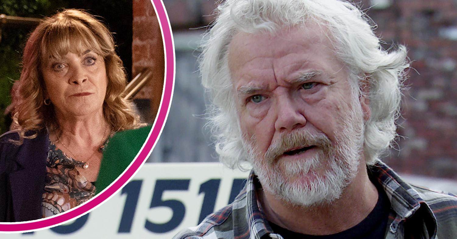 Coronation Street Lucy and Stu looking angry