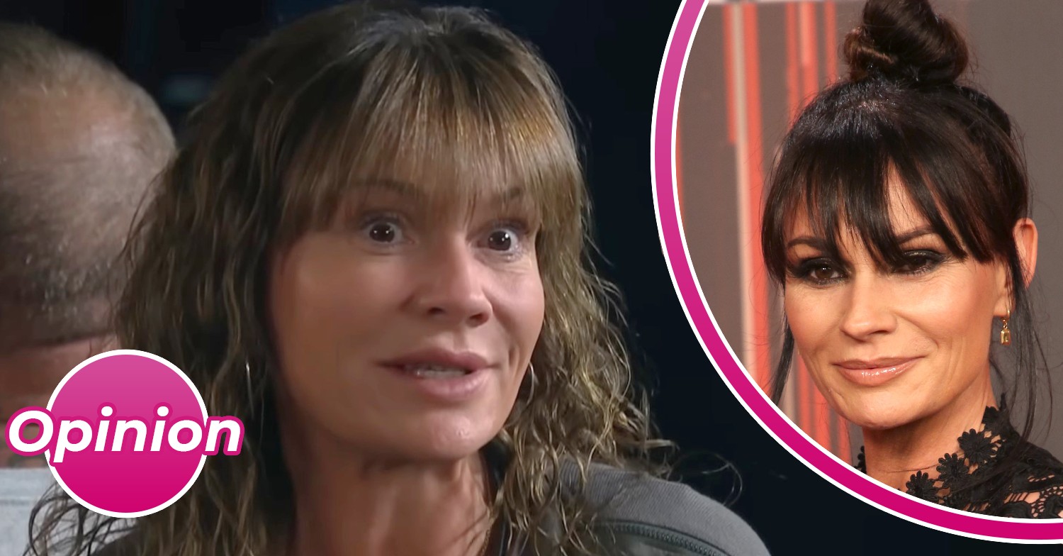Emmerdale's Chas looks nasty with actress Lucy Pargeter smiling in a bubble