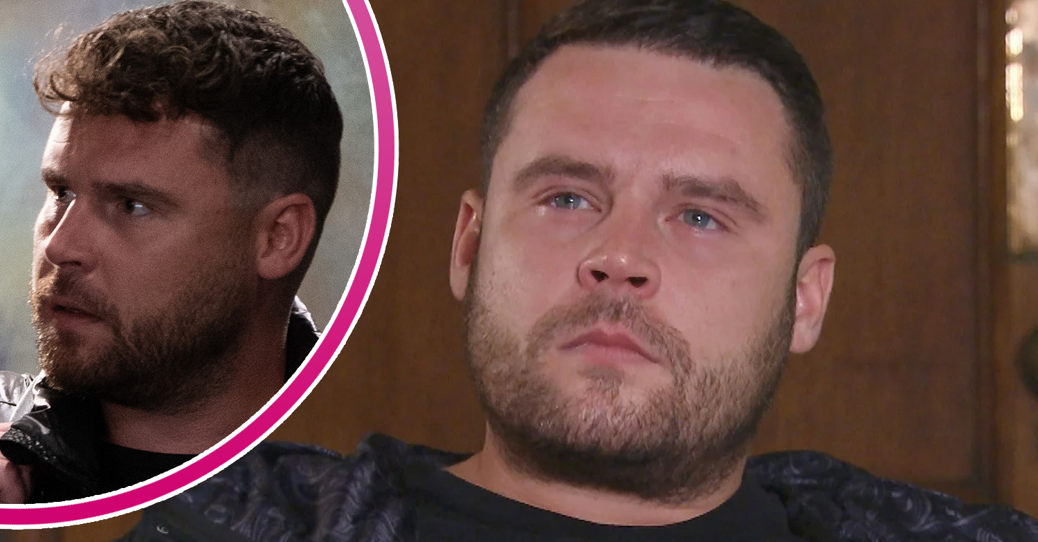 Emmerdale Aaron crying