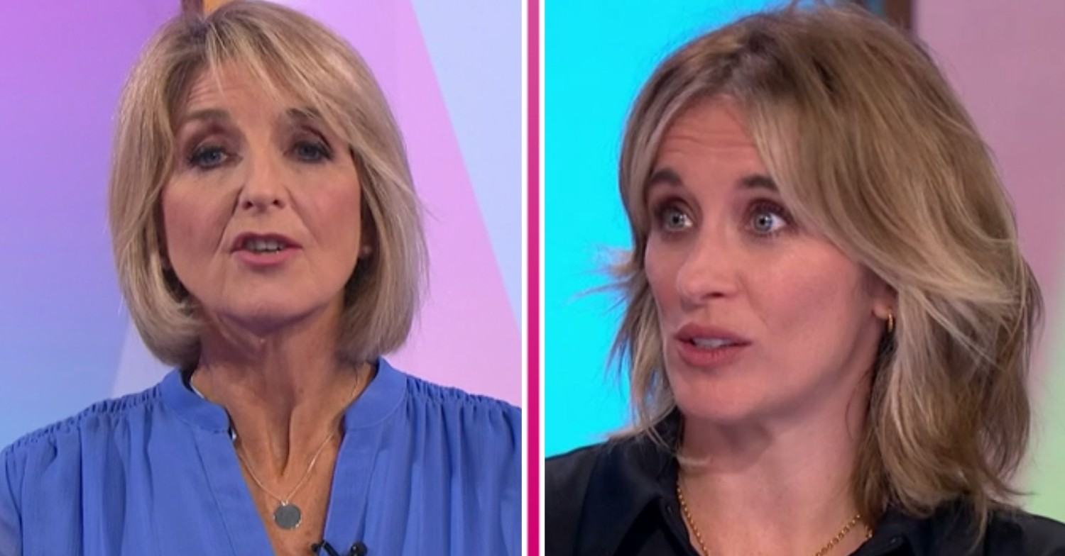 Kaye Adams and Vicky McClure speaking on Loose Women today