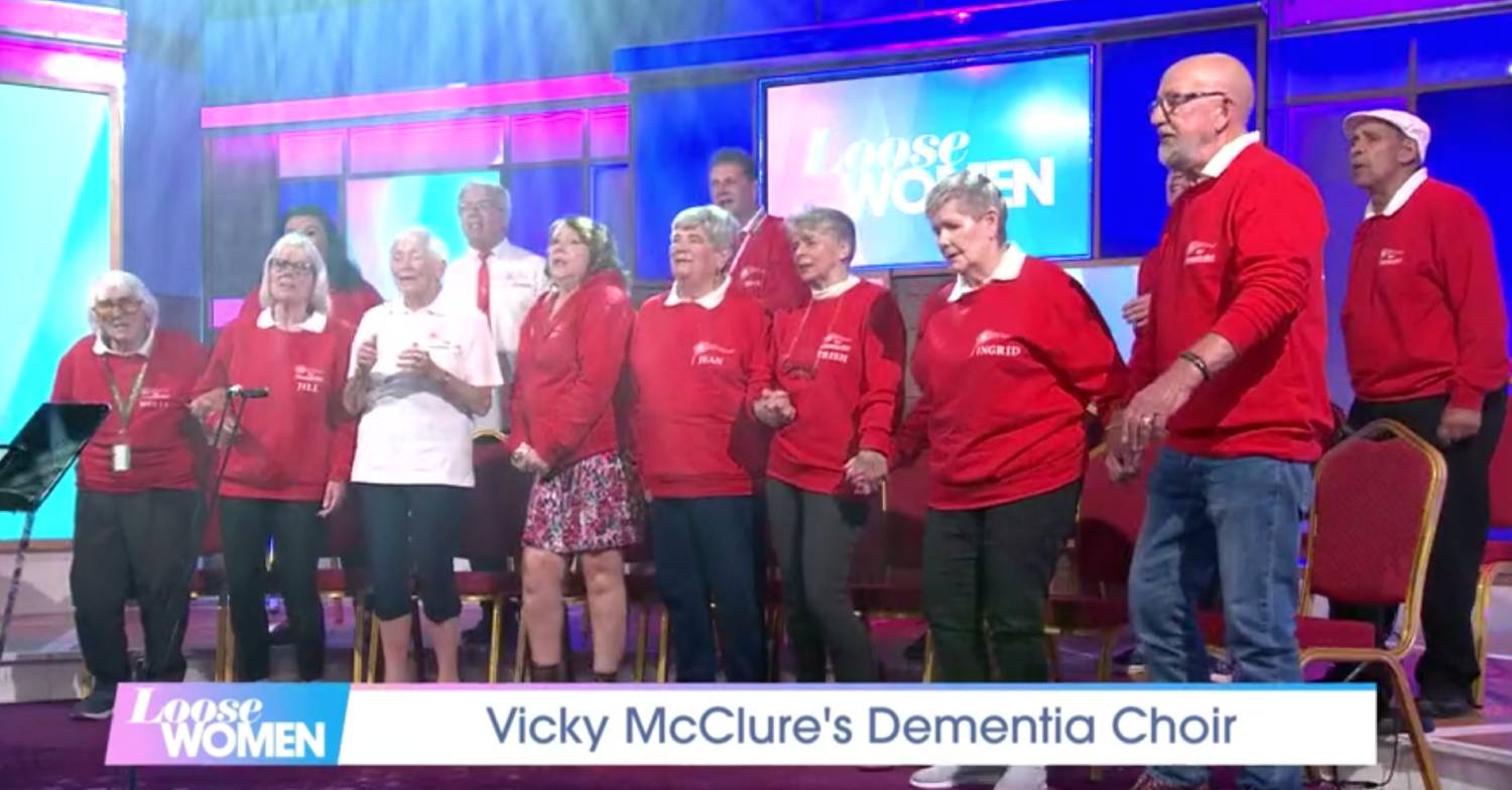 Choir singing on Loose Women today
