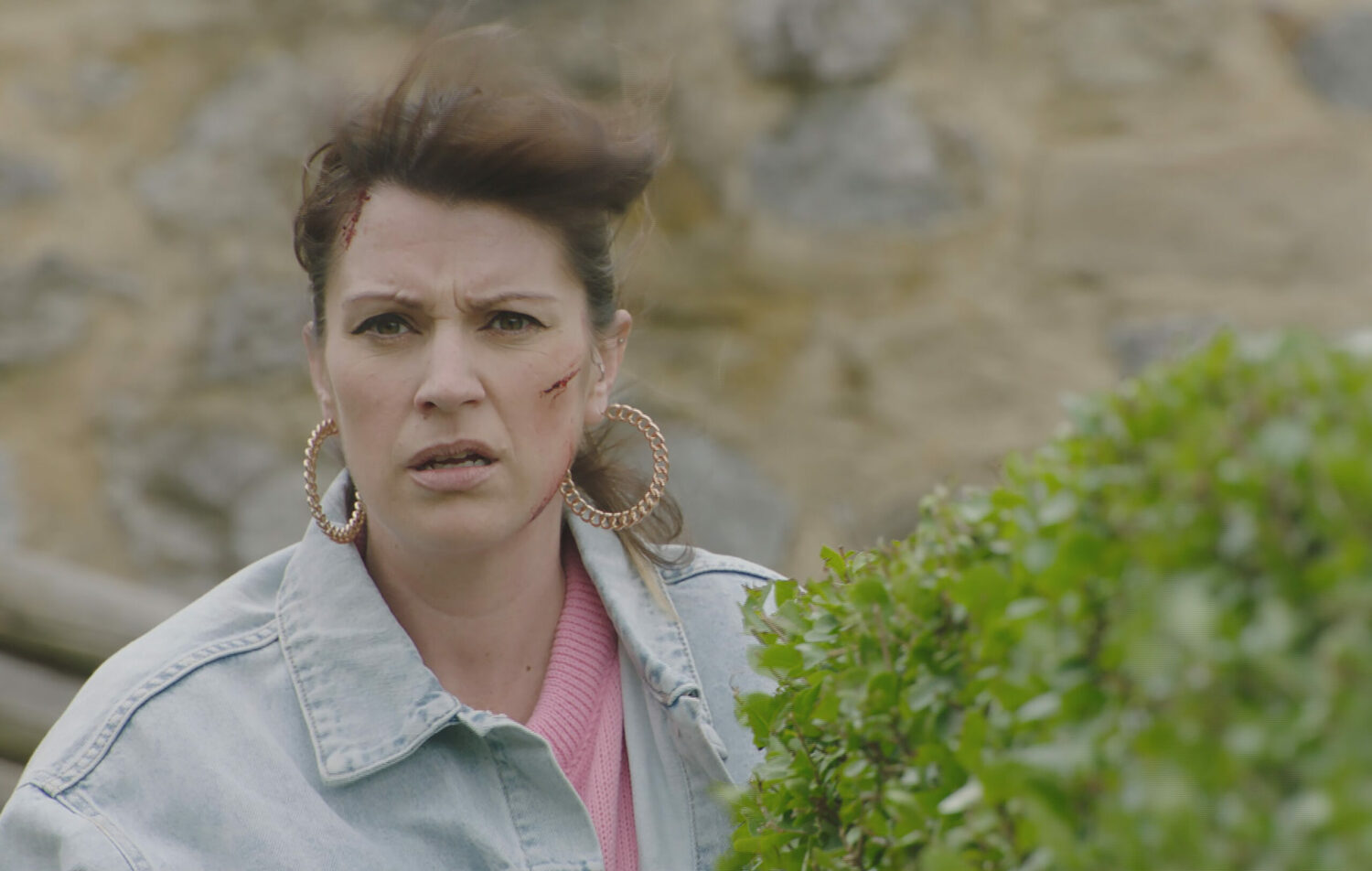 Kerry looking shocked in Emmerdale 