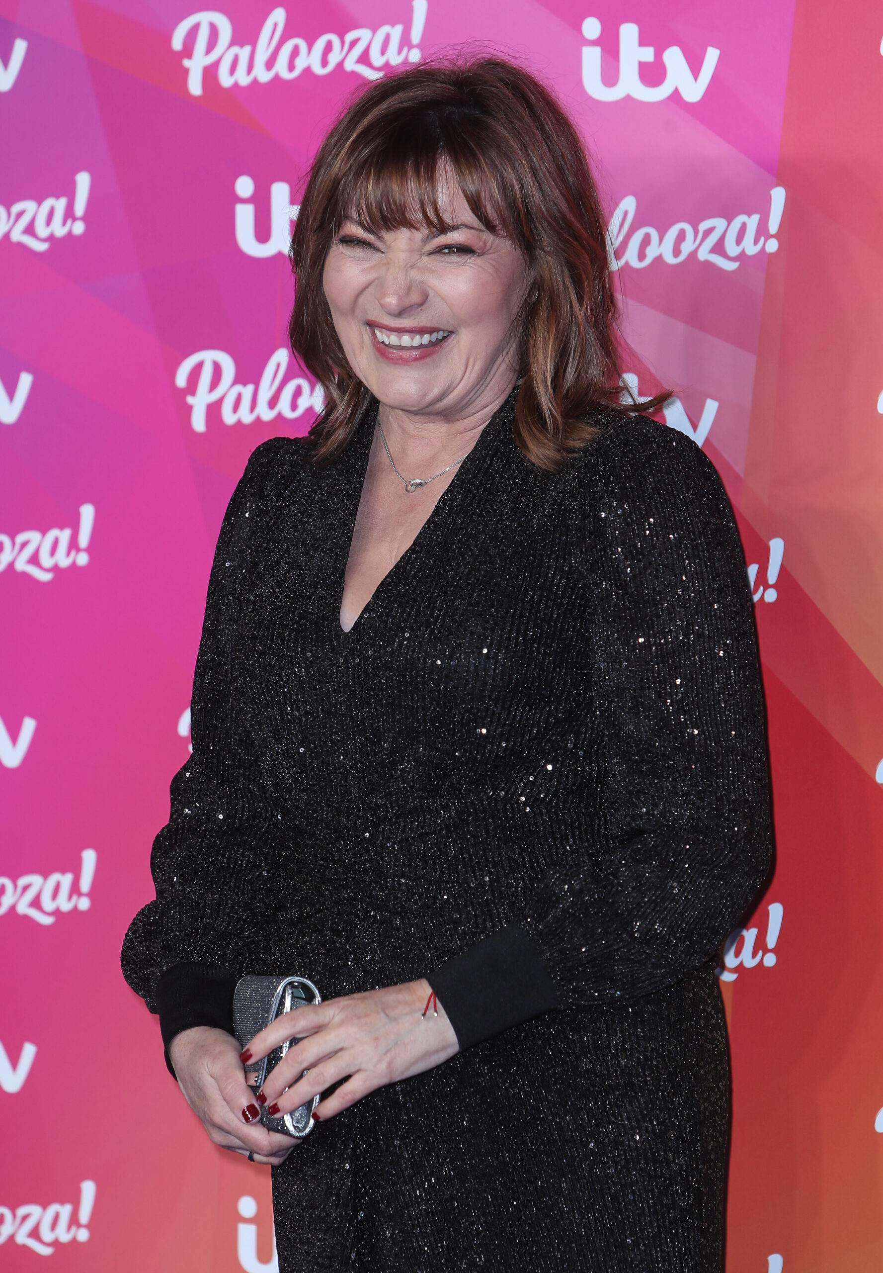 Lorraine Kelly on the red carpet smiling