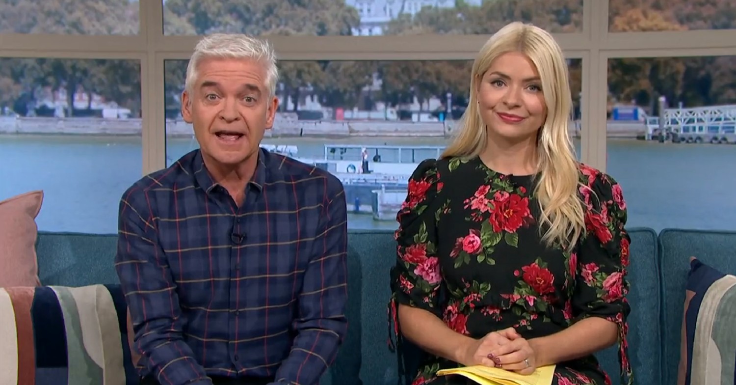 Phillip Schofield and Holly Willoughby on This Morning today