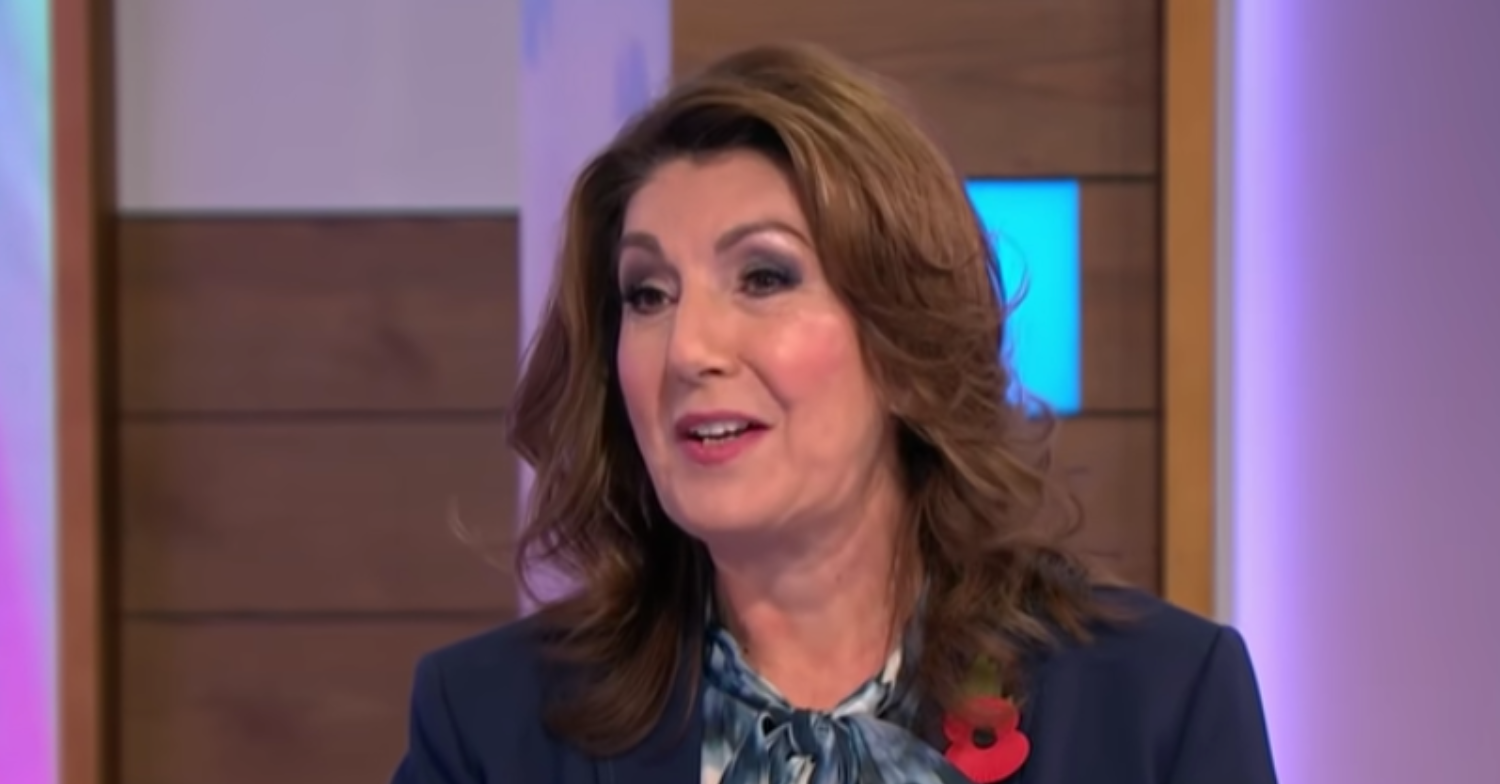Jane McDonald speaking on Loose Women