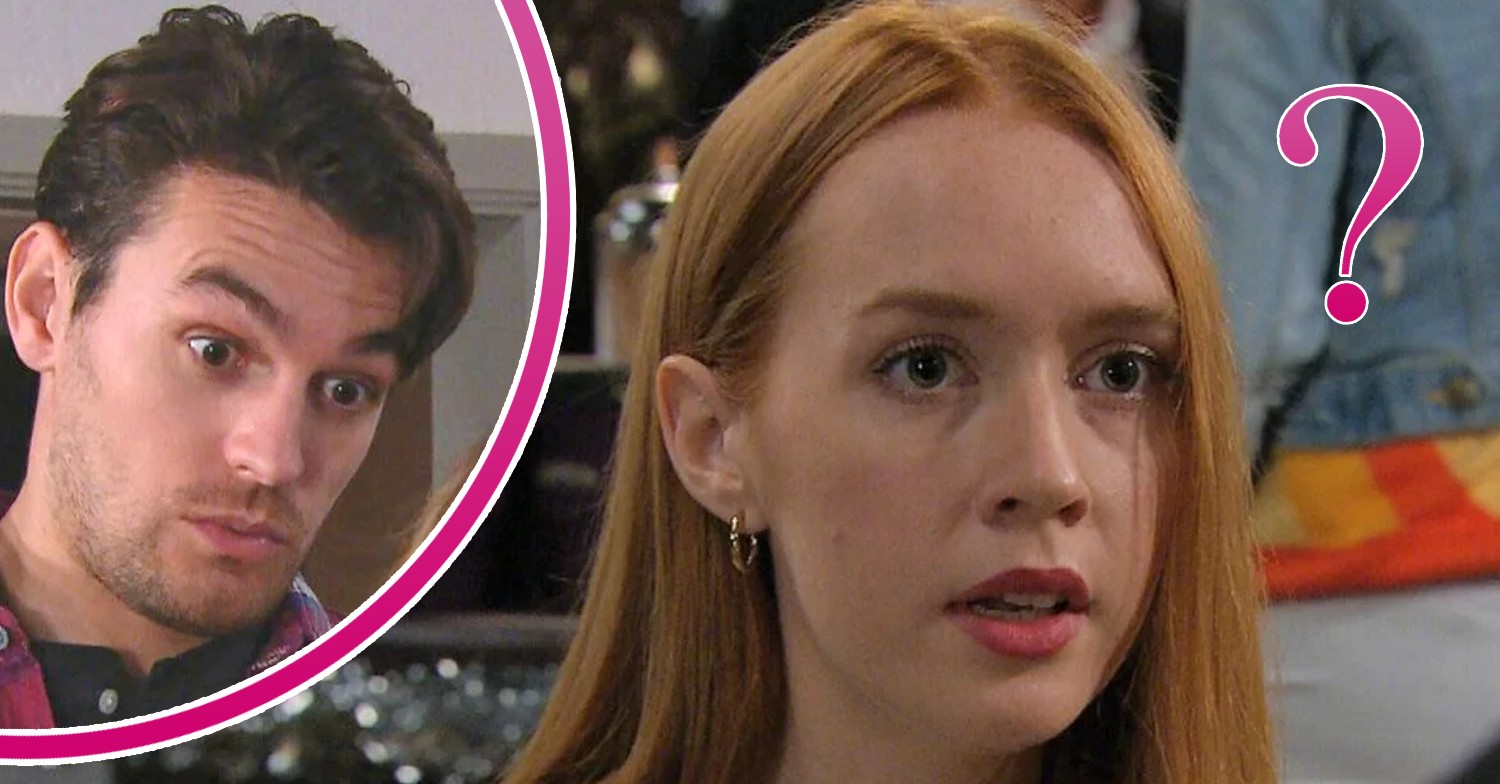 Emmerdale Mack Chloe question mark