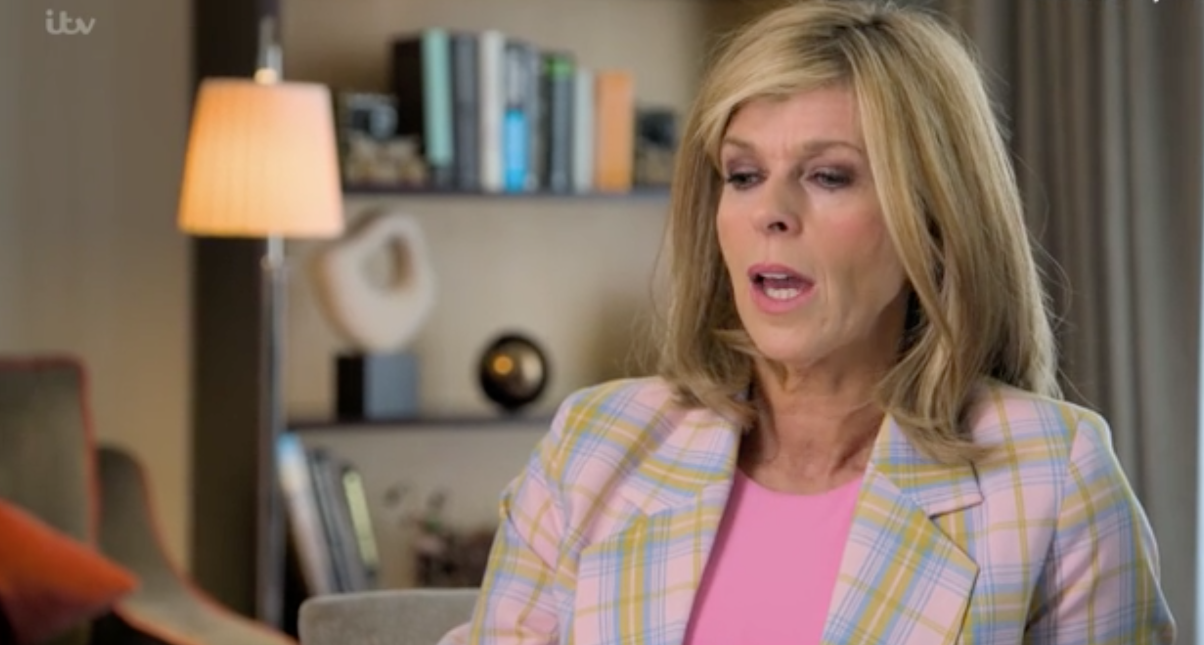 Kate Garraway looking sad