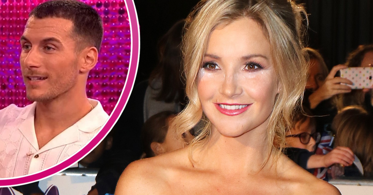 Helen Skelton and Strictly star Gorka