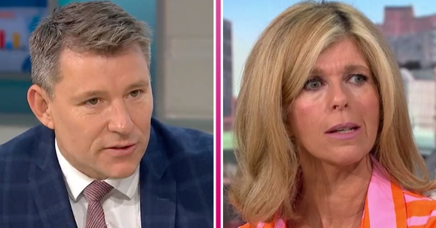 Ben Shephard and Kate Garraway look concerned on GMB today during segment about UK blackouts this winter on GMB today