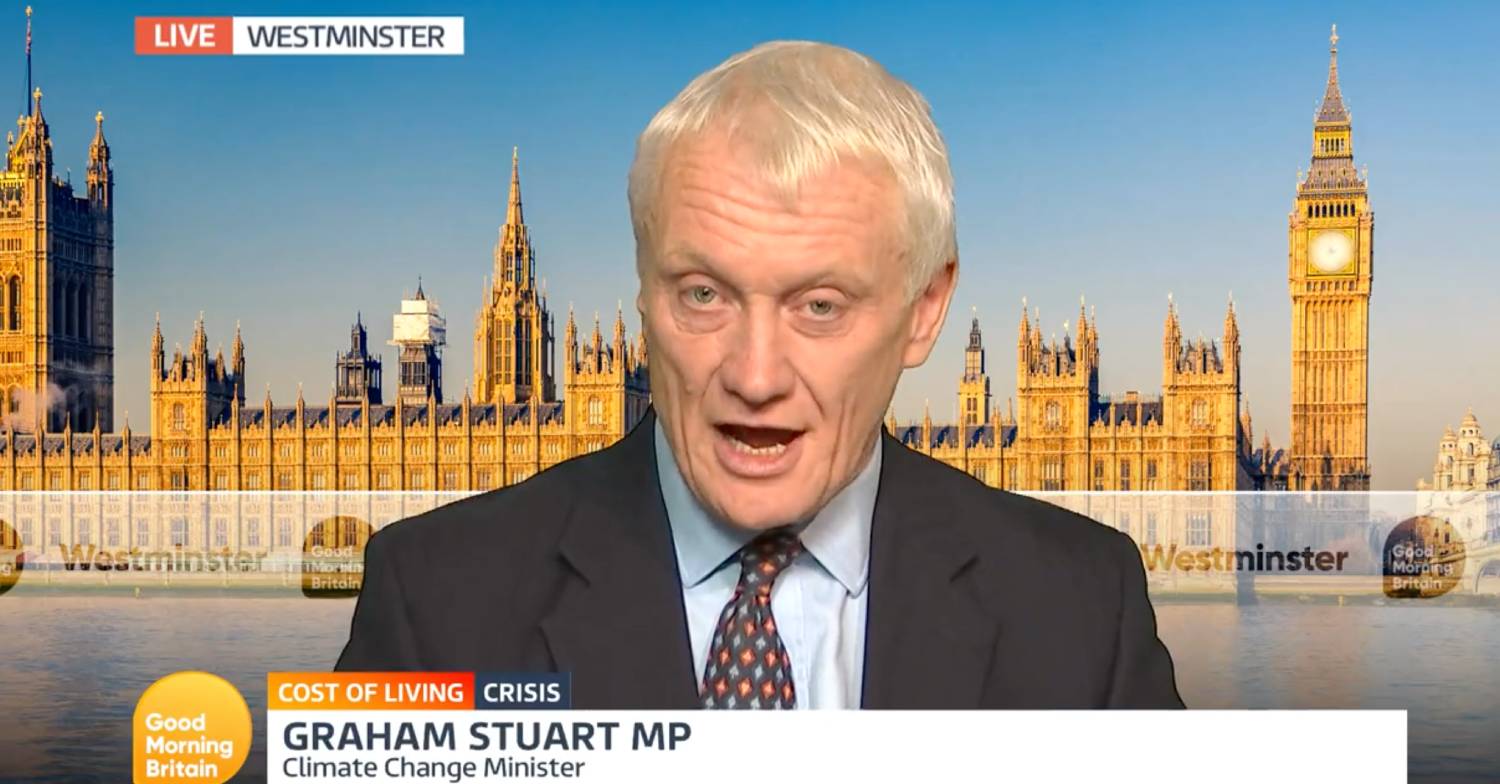 Graham Stuart about UK blackouts this winter on GMB today