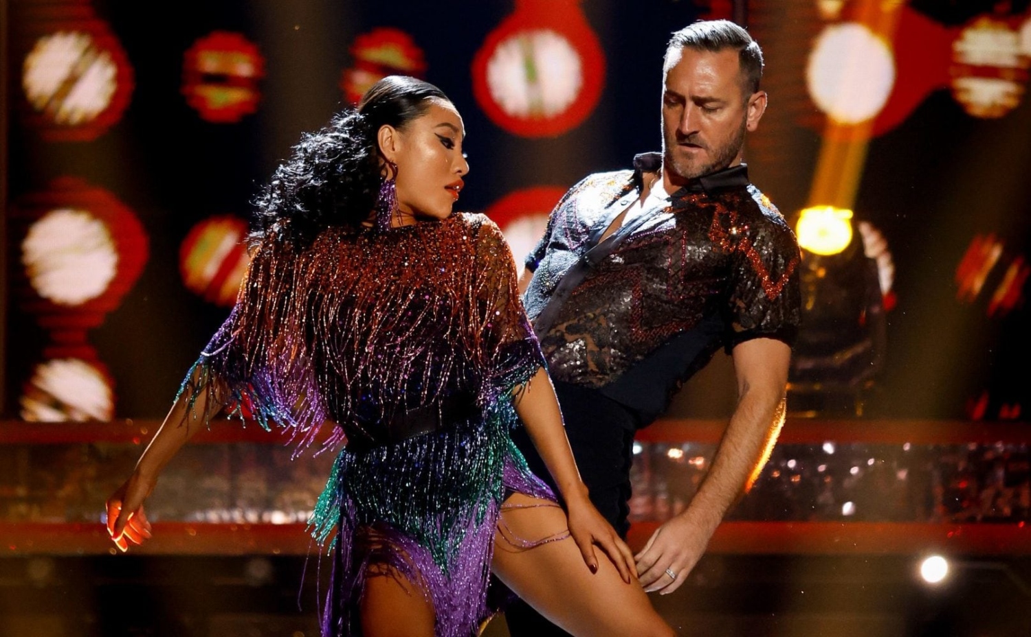 Will Mellor and Nancy Xu on Strictly Come Dancing