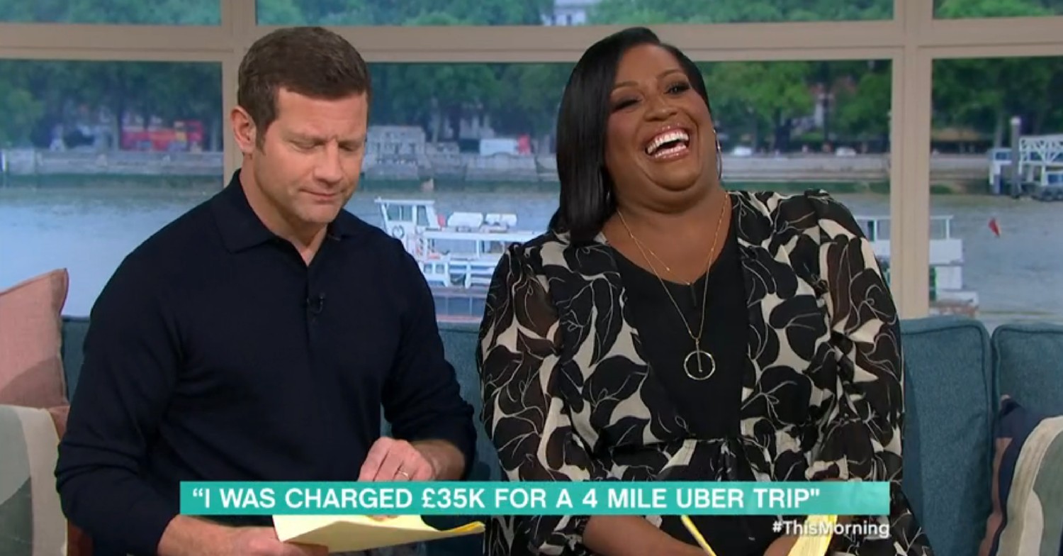 Dermot O'Leary and Alison Hammond on This Morning today