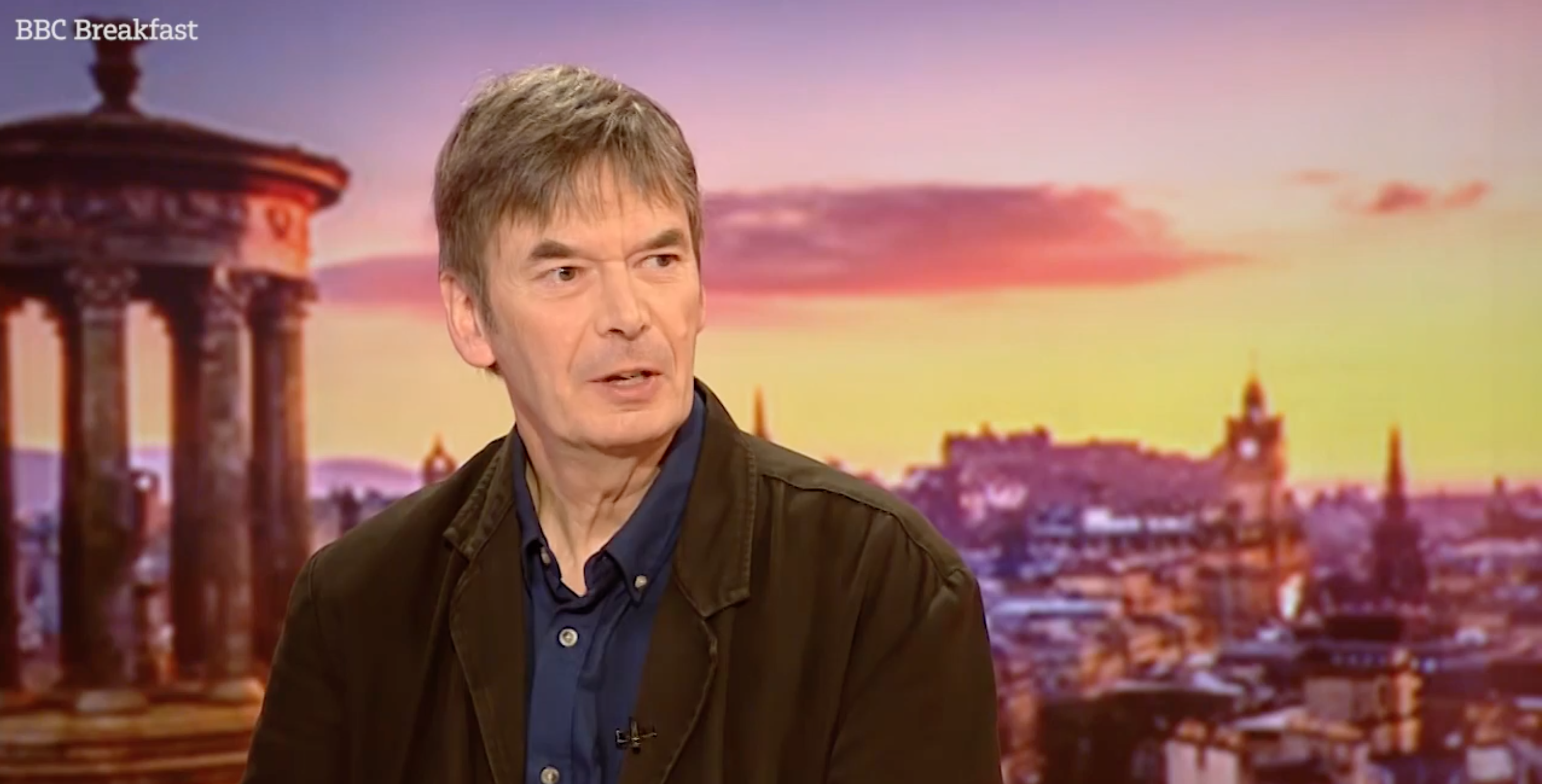 Sir Ian Rankin on BBC Breakfast