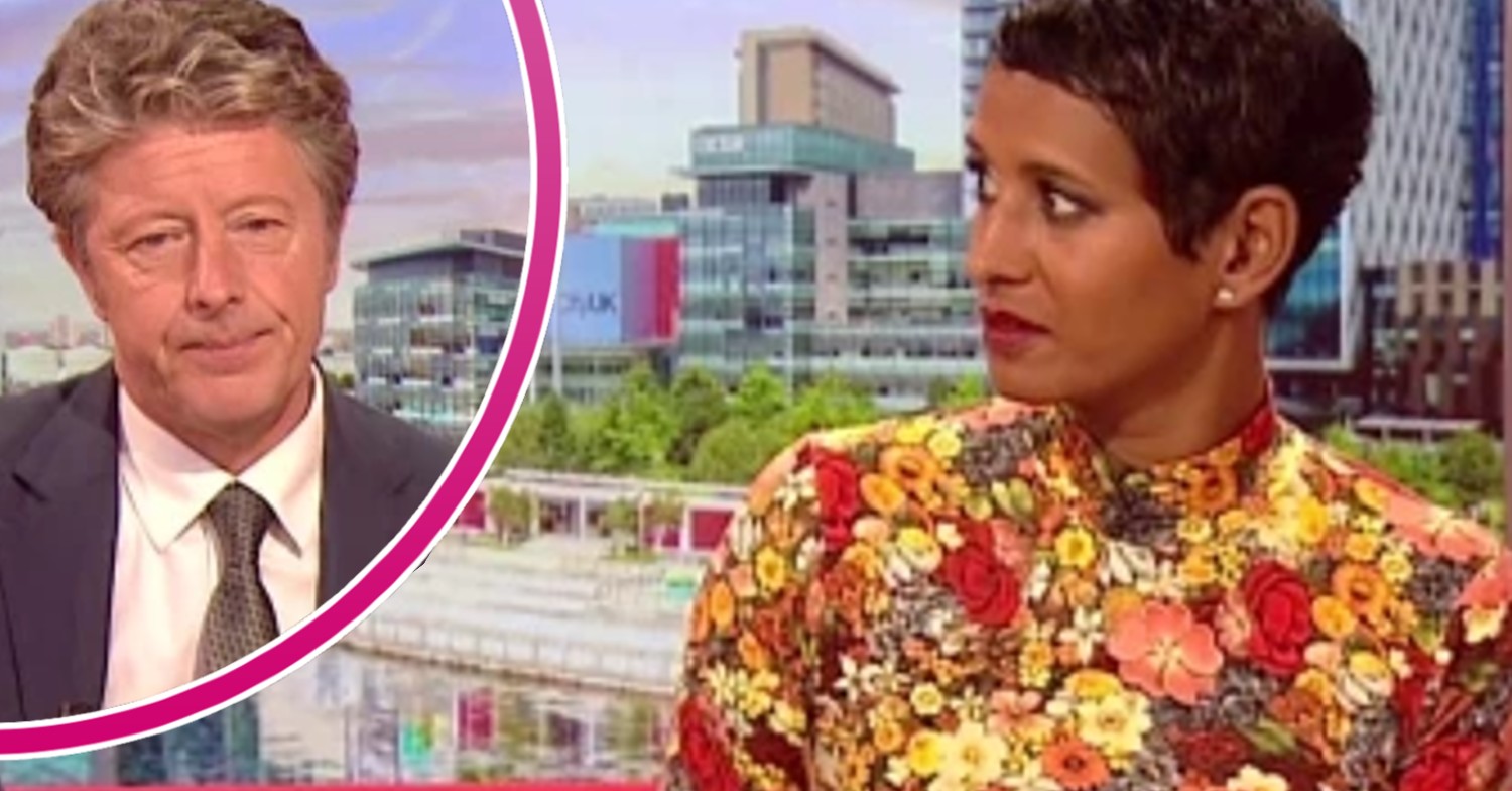 Naga Munchetty and Charlie Stayt