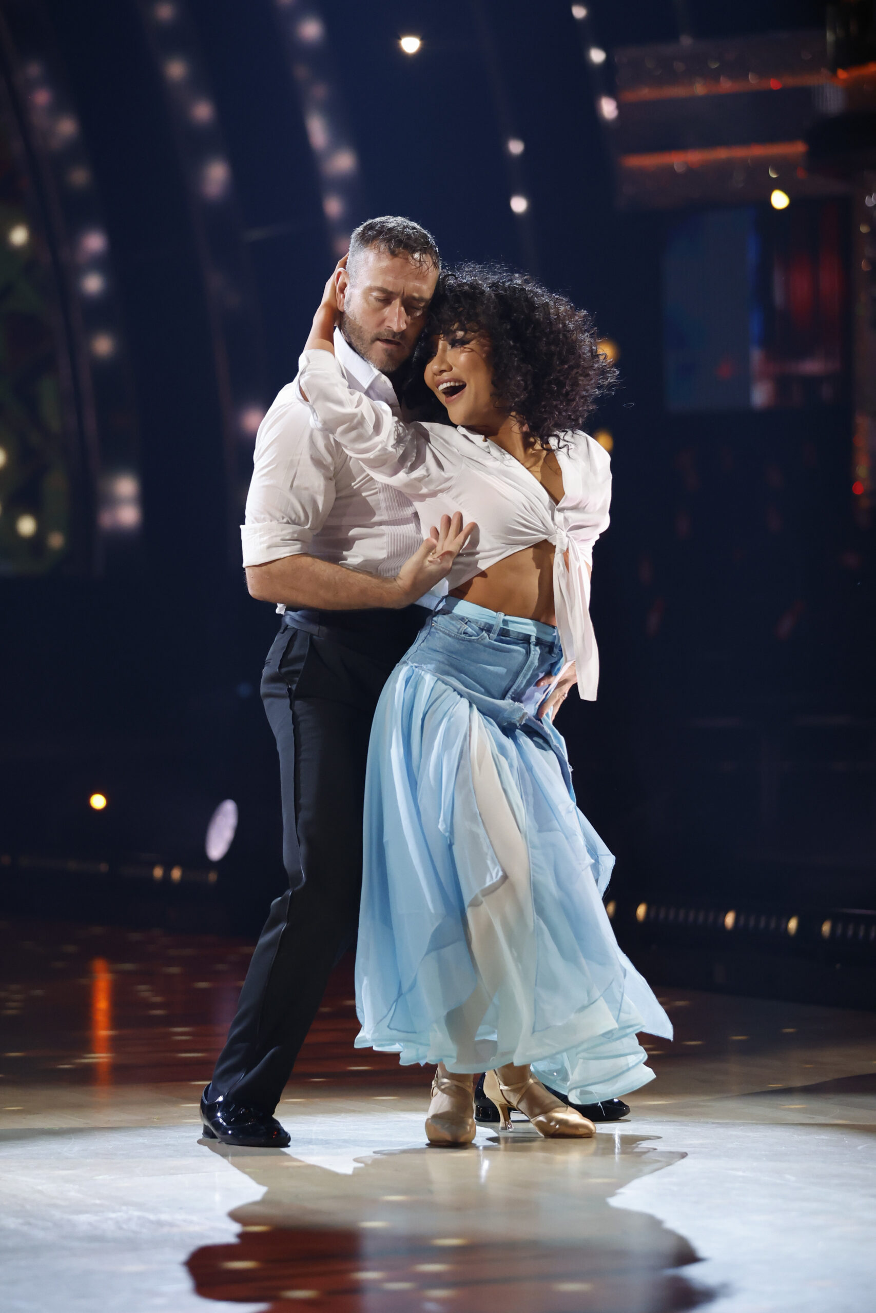 Strictly Will Mellor and Nancy Xu smoulder in American Smooth