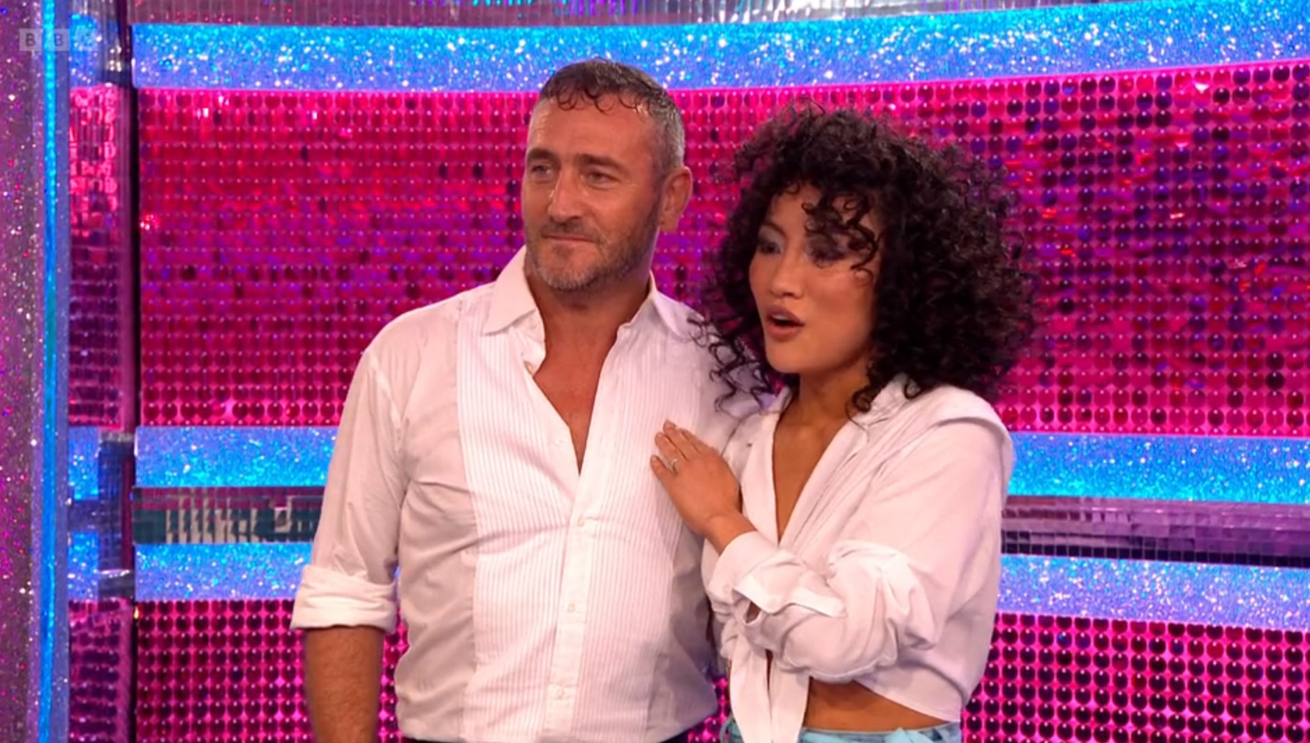 Will Mellor and Nancy Xu talk to Claudia on Strictly