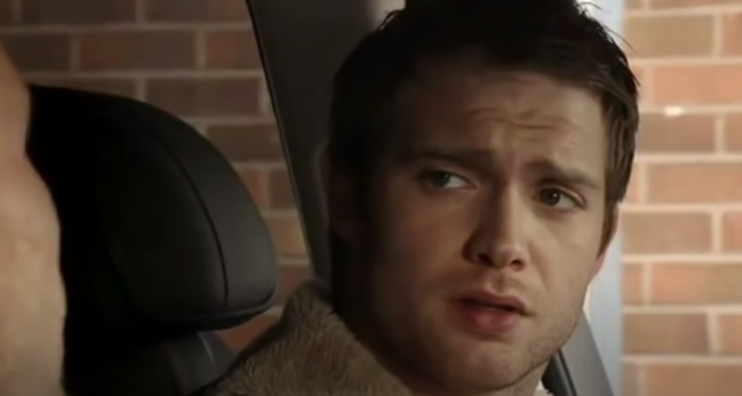 Tommy Duckworth looking worried in Coronation Street