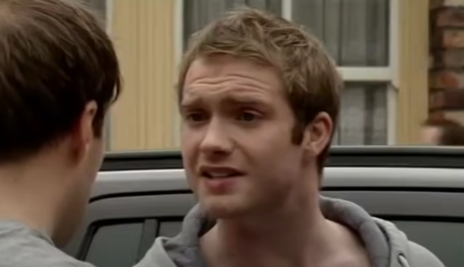 Tommy Duckworth looking annoyed in Coronation Street