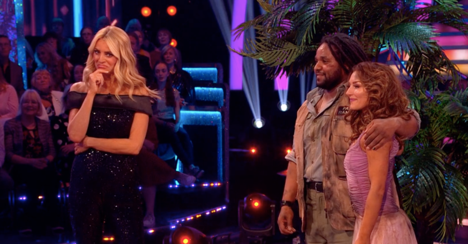 Tess on Strictly with Hamza