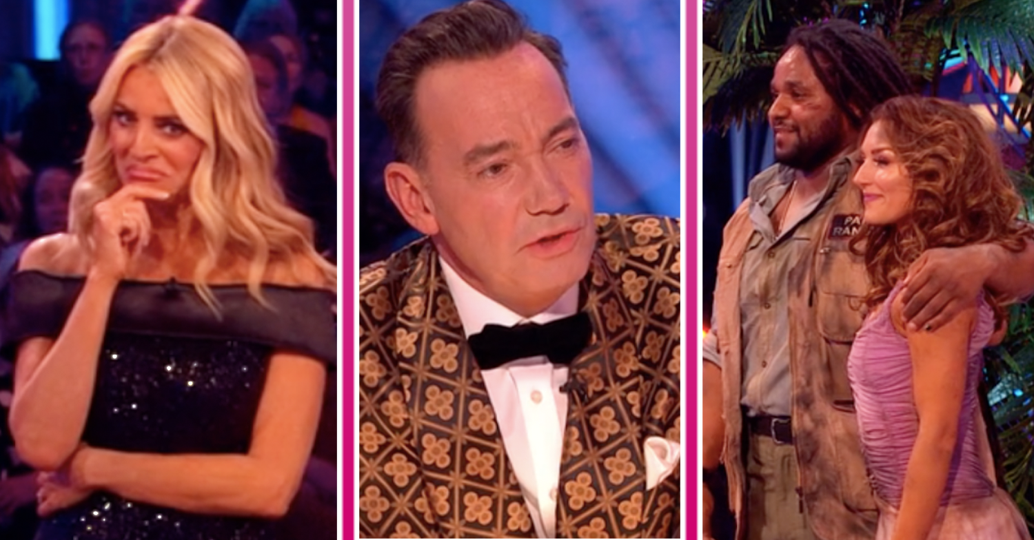 Tess Daly, Craig and Hamza on Strictly