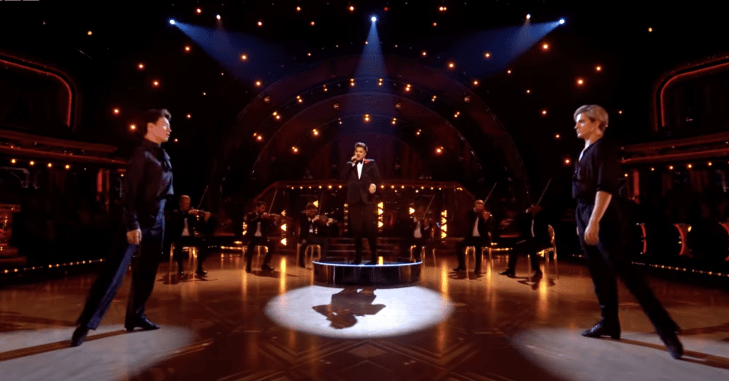 Nikita and Carlos dancing on Strictly