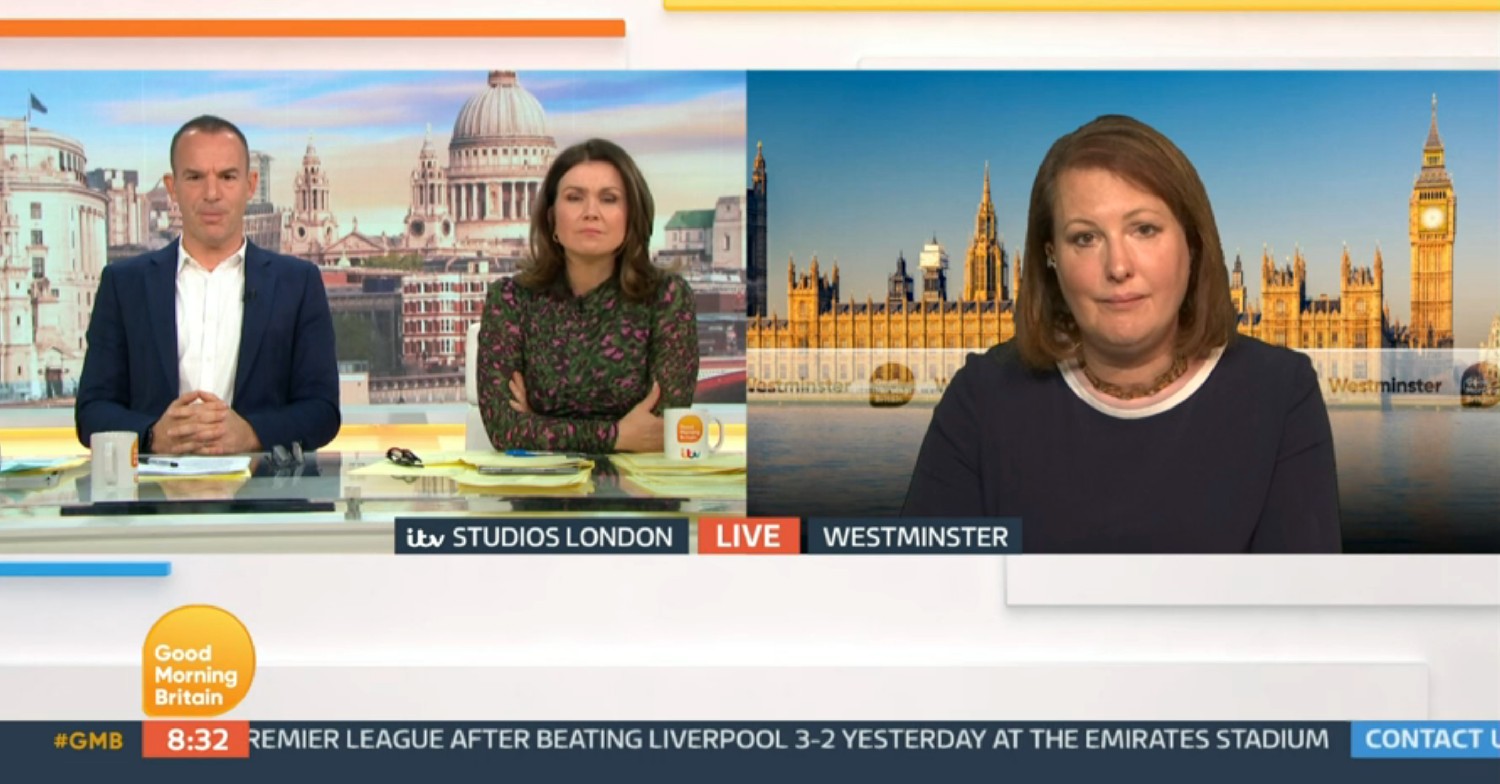 Martin lewis, Susanna Reid, Victoria Prentis on gmb today