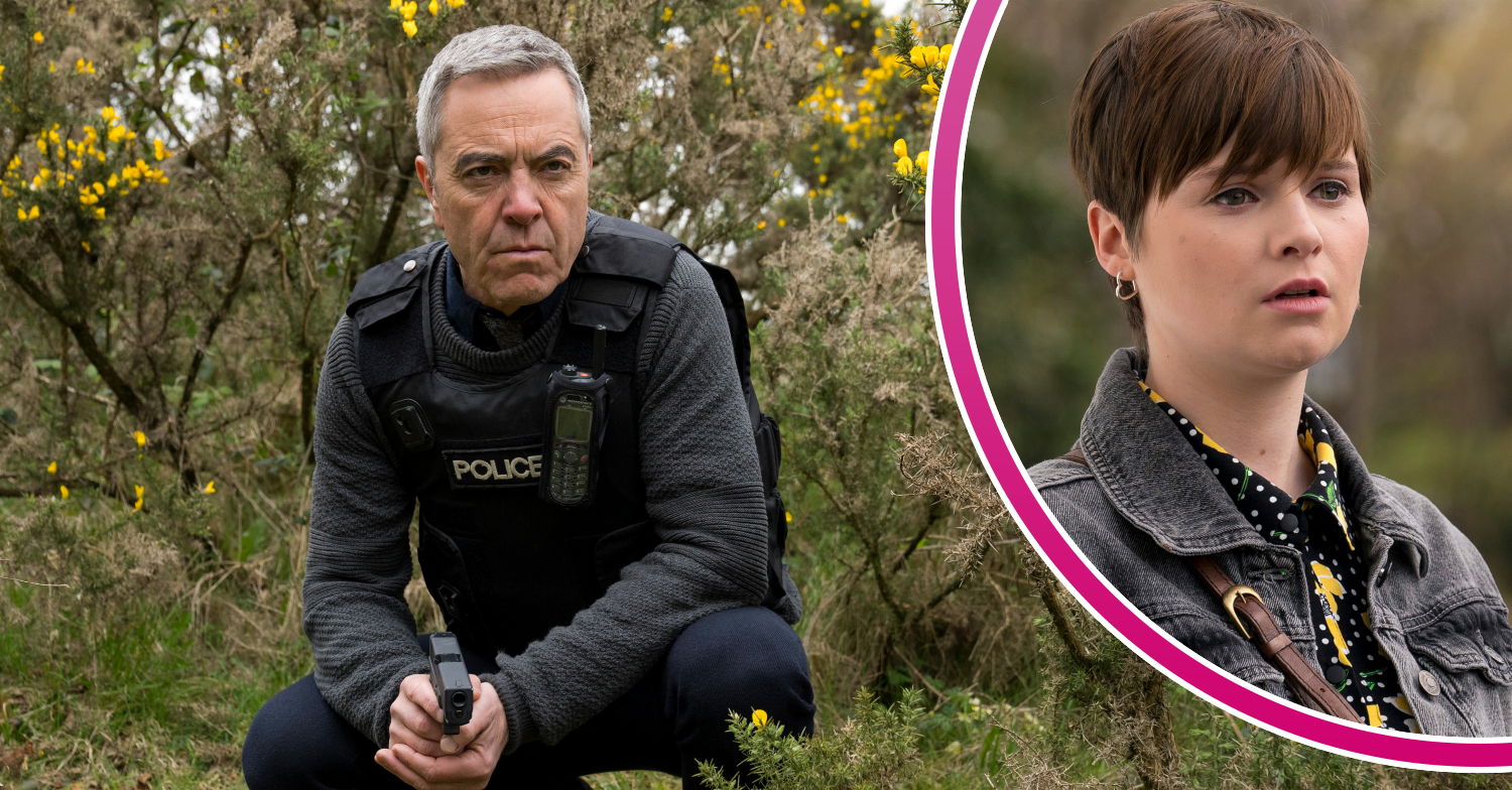 Image of James Nesbitt as Tom Brannick and image of Lola Petticrew as Izzy Brannick