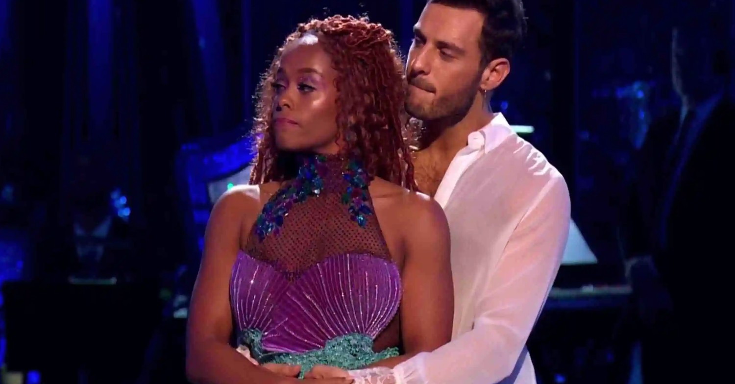 Fleur East and her partner Vito on Strictly results