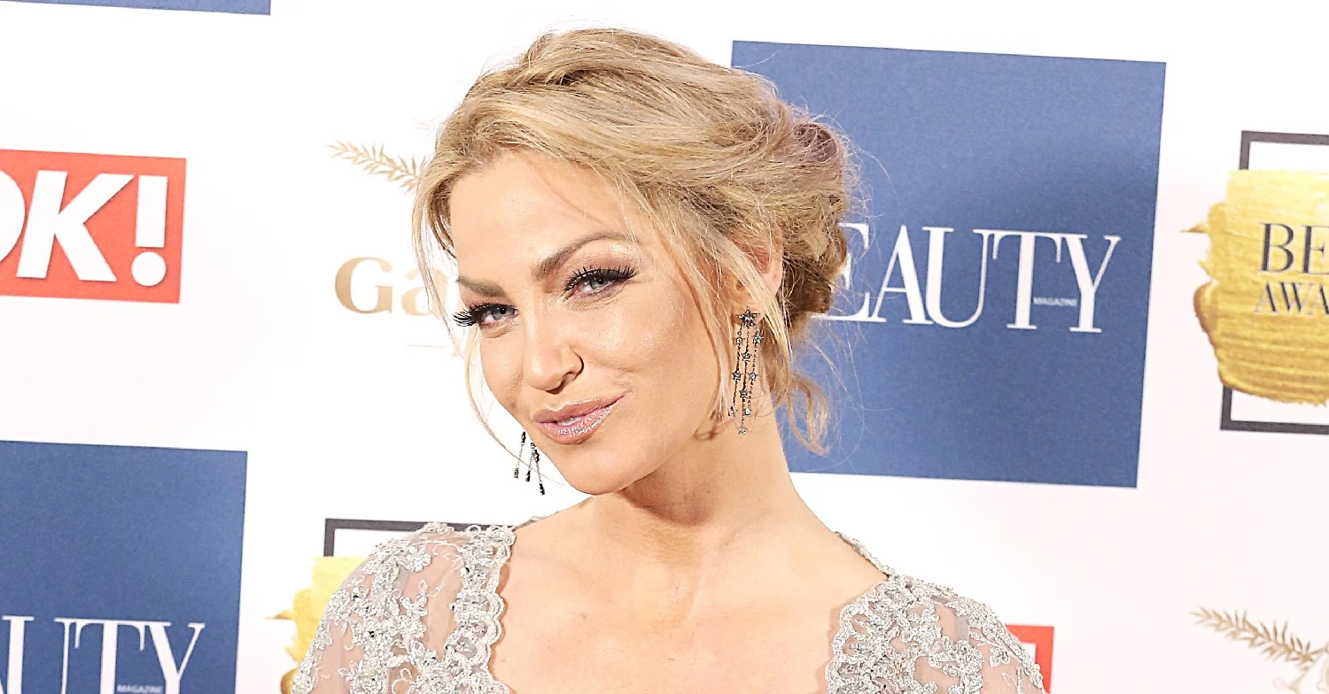 Sarah Harding smiling