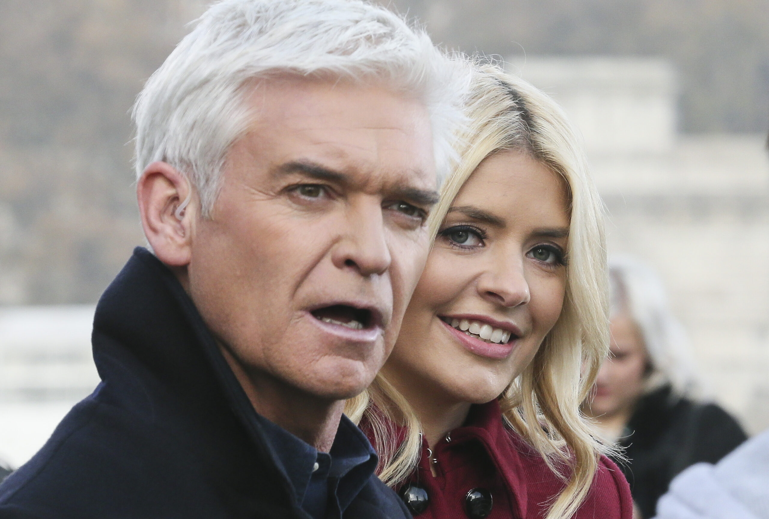 Holly and Phil looking shocked