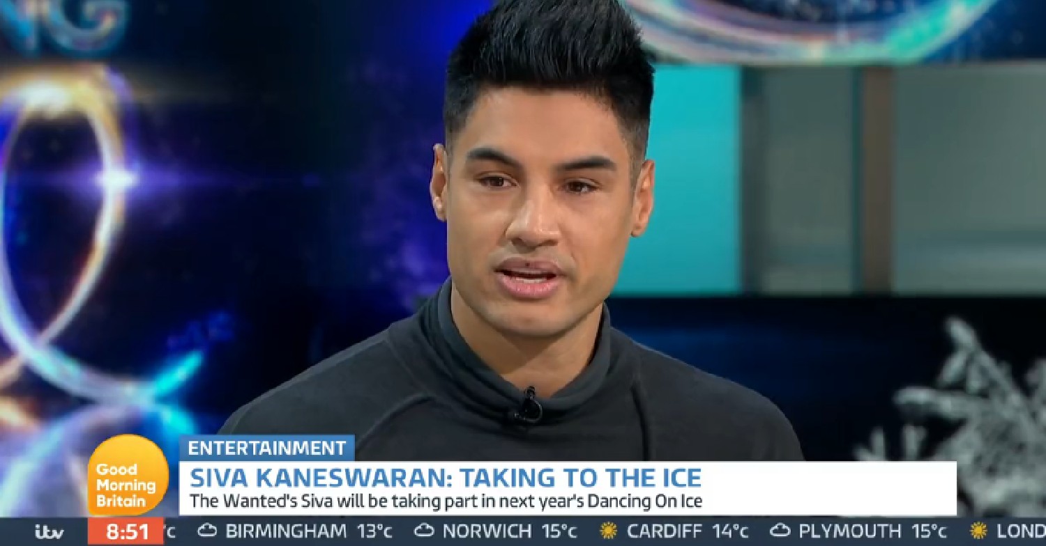 Siva Kaneswaran on GMB talking about Dancing On Ice