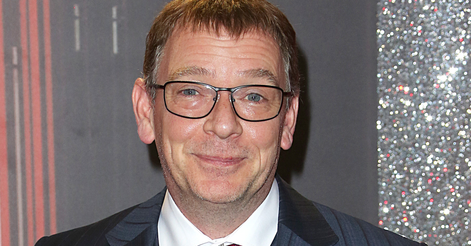 EastEnders Adam Woodyatt smiling at the soap awards