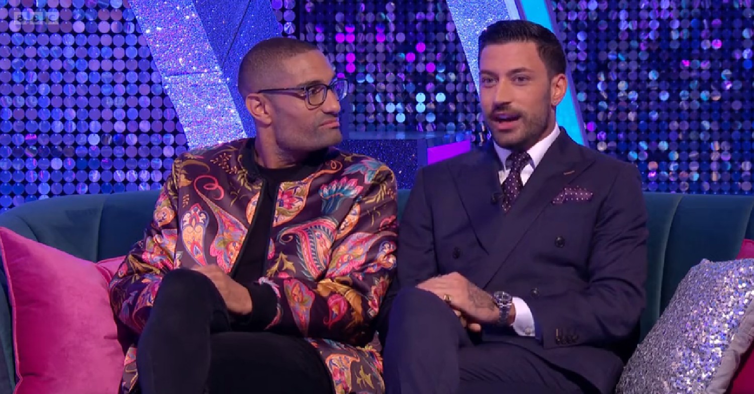 Richie Anderson and Giovanni Pernice speaking on Strictly It Takes Two
