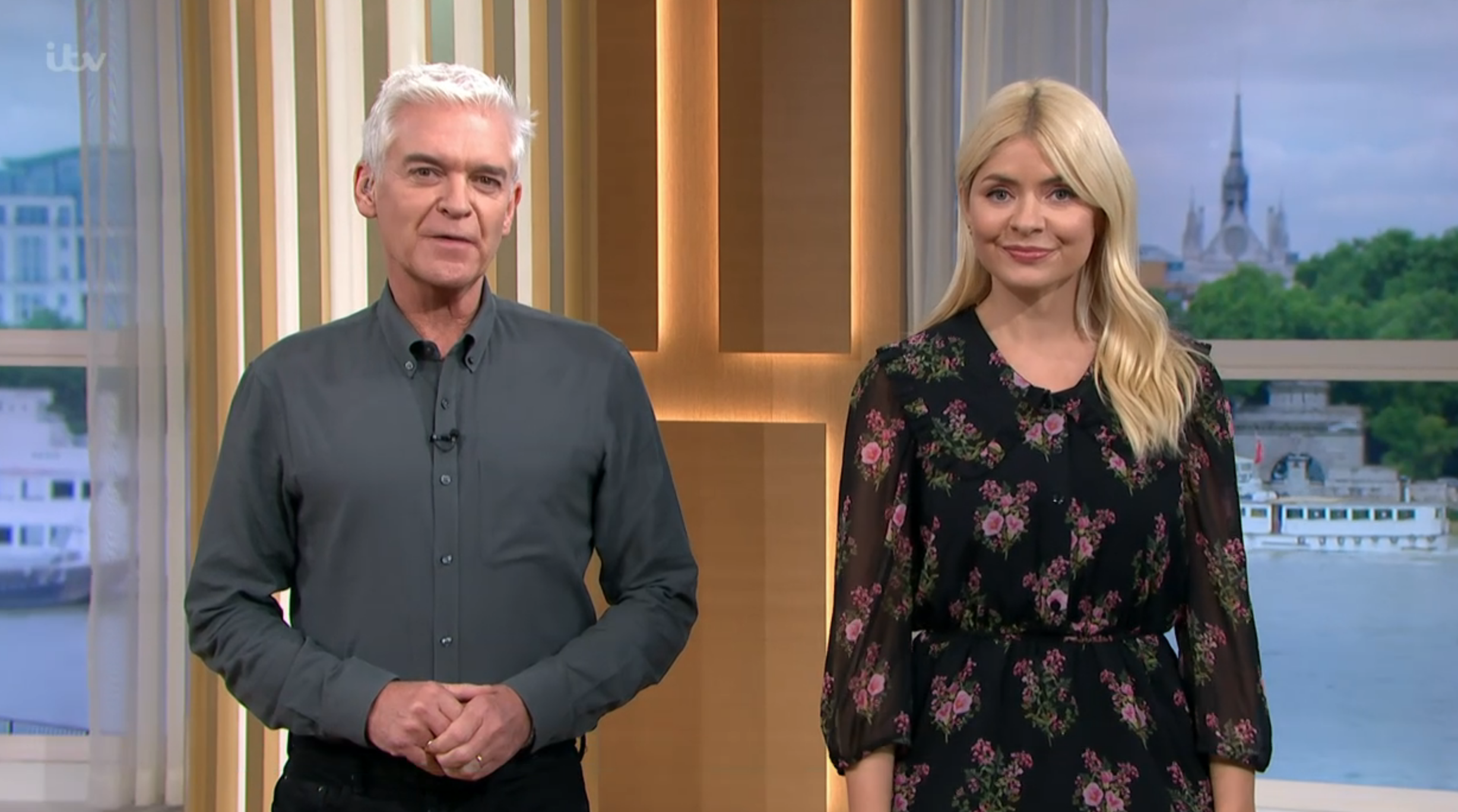 Holly and Phil presenting This Morning