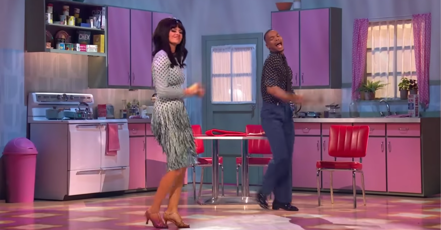 Ellie and Johannes dancing on Strictly