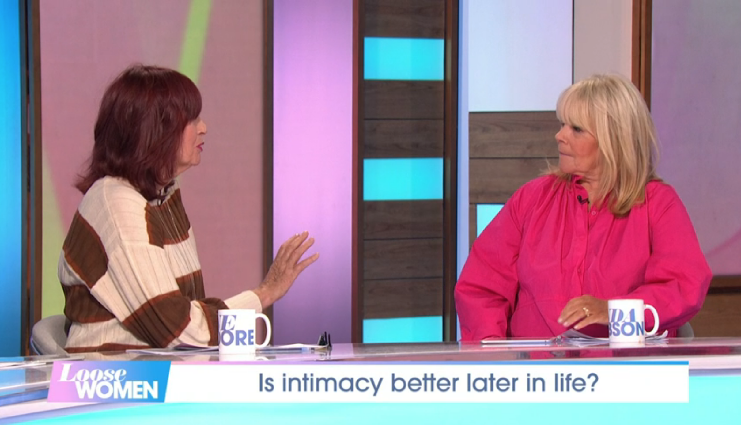 The Loose Women panel in a discussion