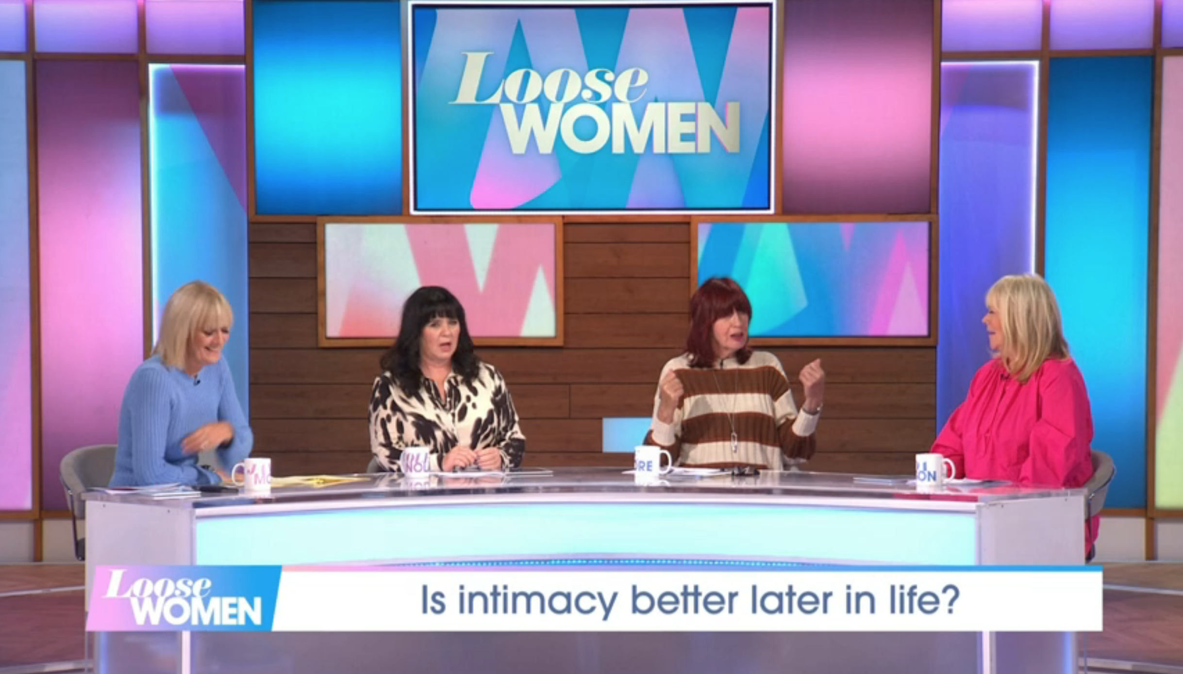The Loose Women panel in a discussion