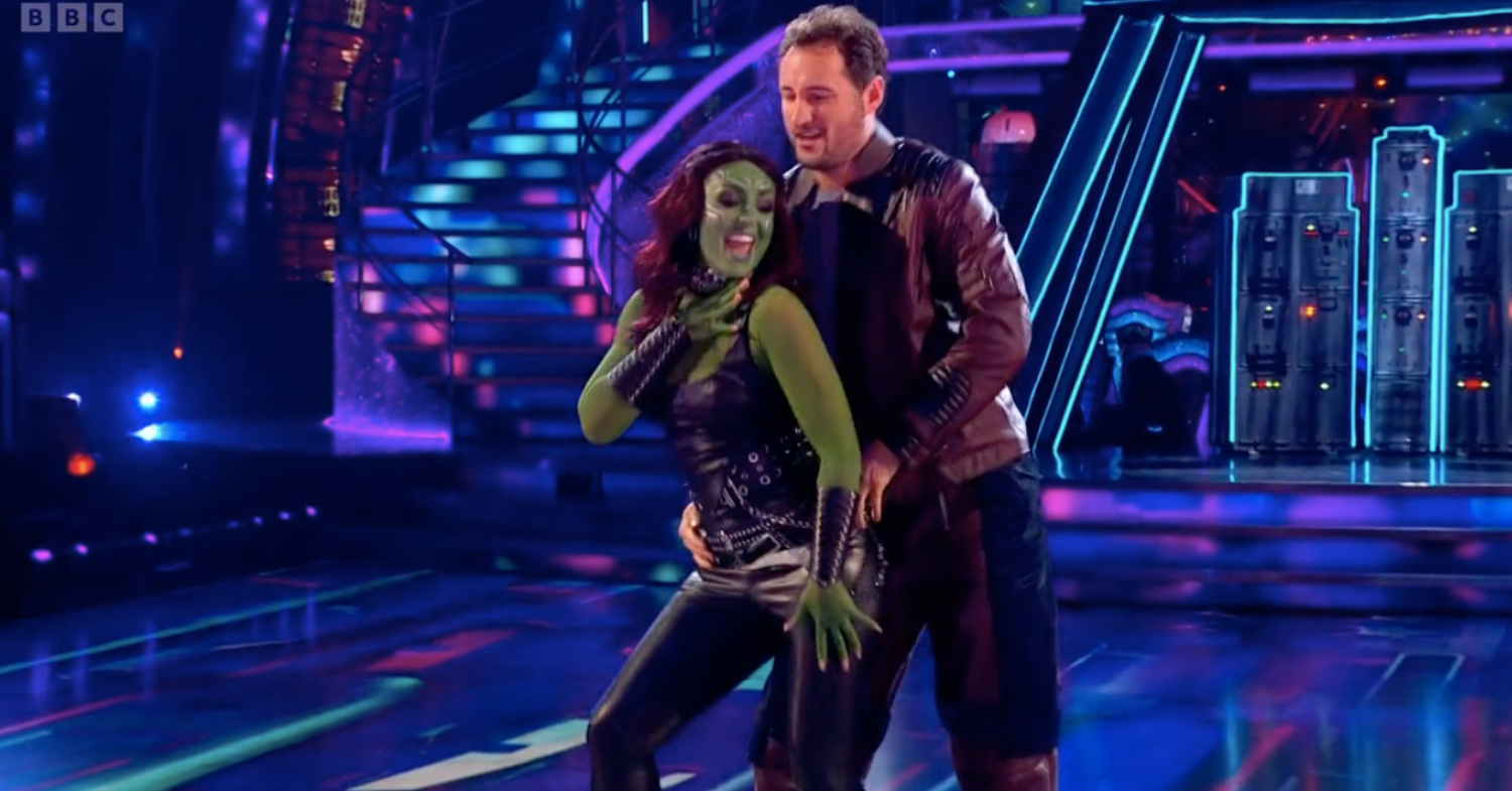 James Bye and Amy Dowden dancing on Strictly last weekend 