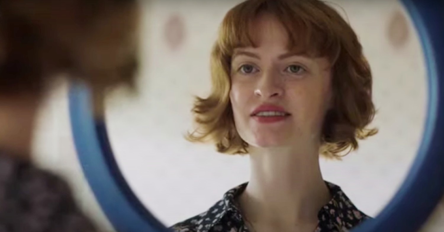 Jemma Carlton smiling in Maxine on Channel 5