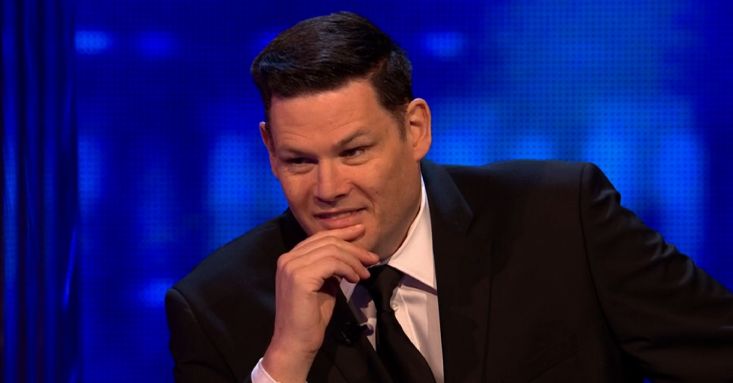 Mark Labbett smiling on The Chase