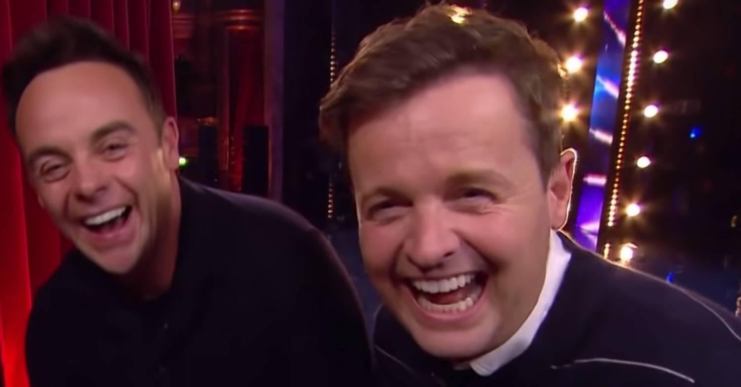 Ant and Dec laugh backstage at BGT