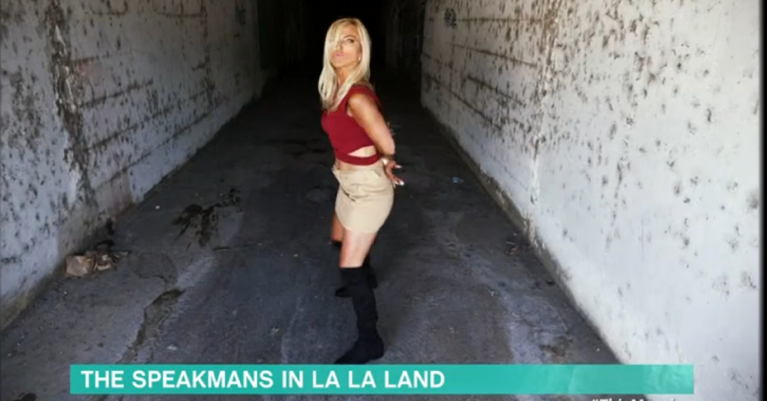 Eva Speakman dancing on This Morning today