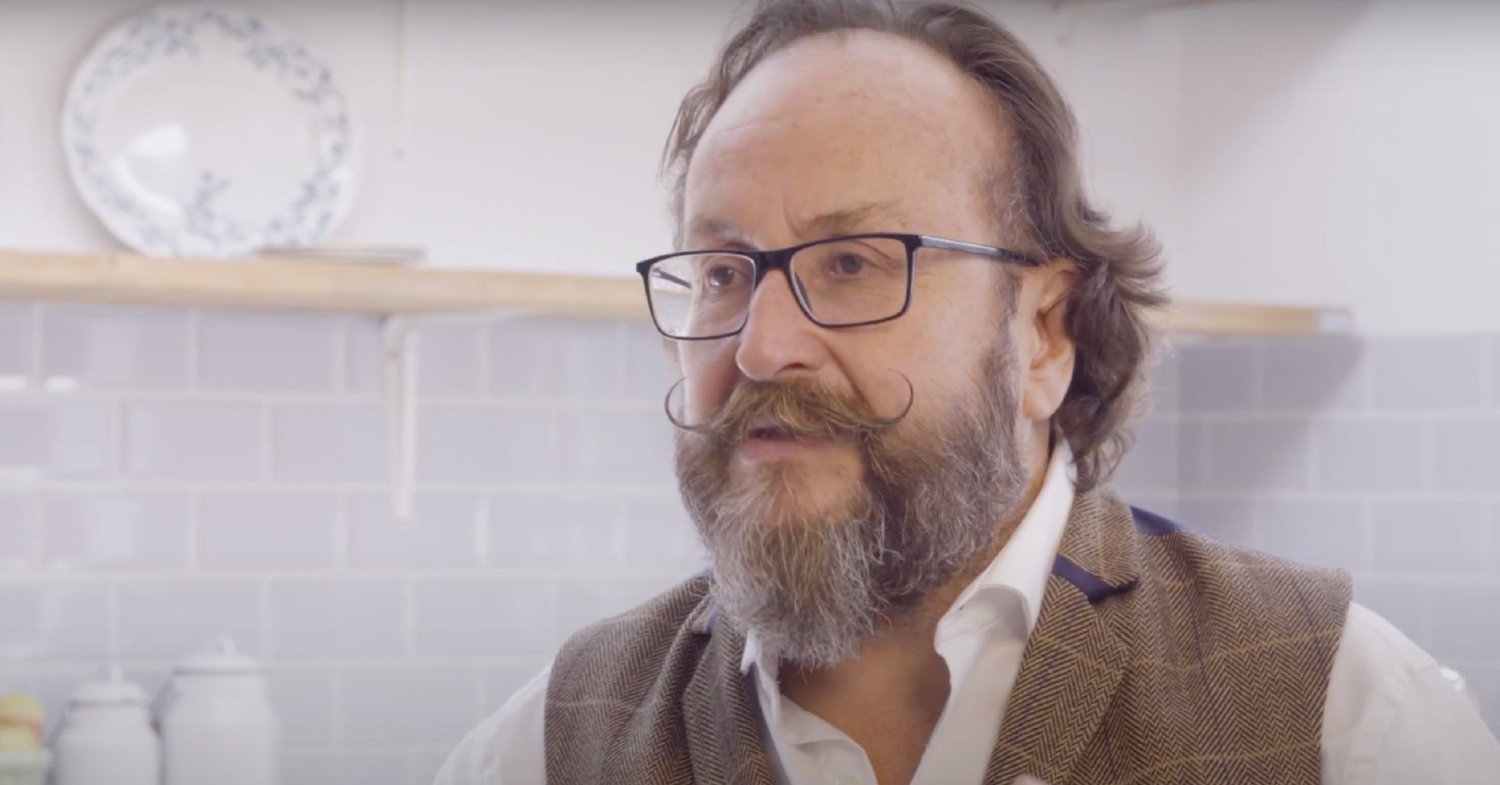 Hairy Bikers star Dave Myers looking away